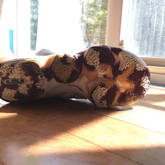 Nike lebron XIV white/team gum light brown - Picture 5 of 6